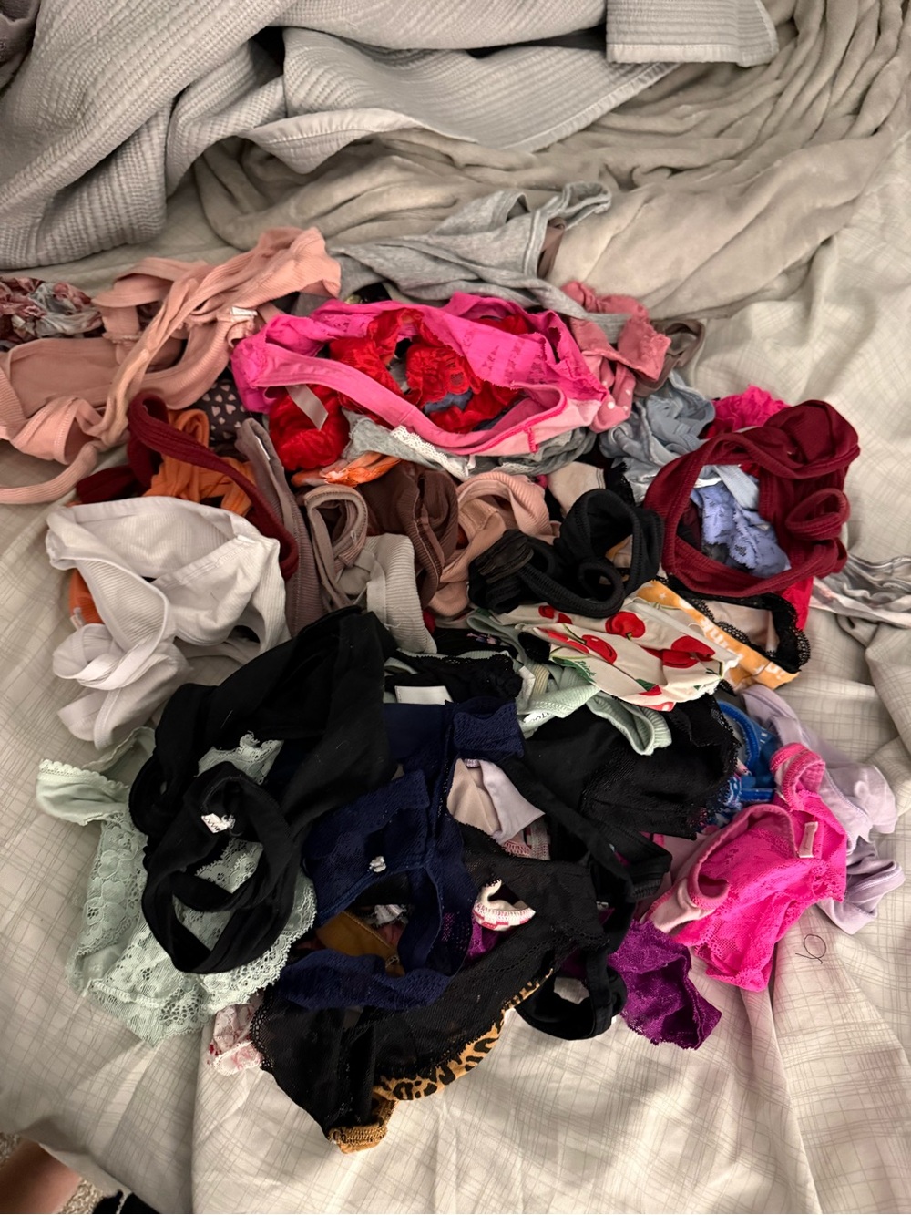 Women’s Assorted Lace & Cotton Intimates - Mixed Colors